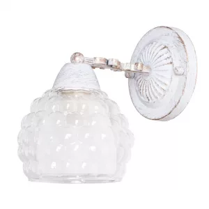 Бра Arte Lamp MALINA Белый||Золотистый A7695AP-1WG