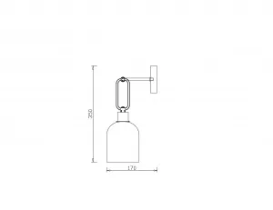 Настенный светильник (бра) Freya FR5178WL-01N