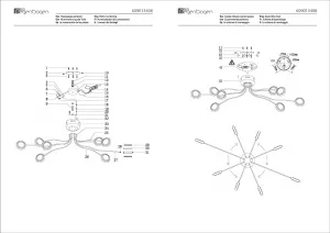 Потолочный светильник De Markt Фленсбург хром 609013408