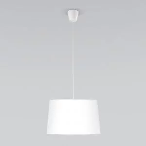 Подвесной светильник с тканевым абажуром TK Lighting Maja White 1883