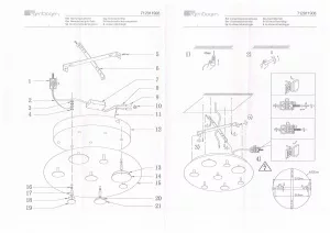 Потолочный светильник De Markt Иланг золотой 712011908