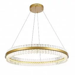 Светильник подвесной ST-Luce Матовое золото/Прозрачный LED 1*60W 3000K CHERIO SL383.223.01