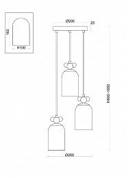 Подвесной светильник Freya FR5365PL-03CH