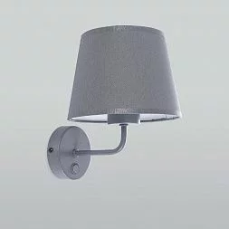 Настенный светильник с тканевым абажуром TK Lighting Maja Grafit 1880