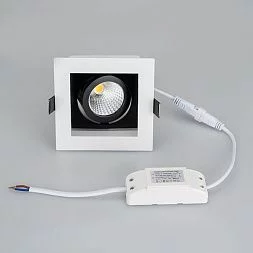 Светильник CL-SNODO-LUM-S102x102-9W Warm3000 (WH-BK, 38 deg) (Arlight, IP20 Металл, 3 года)