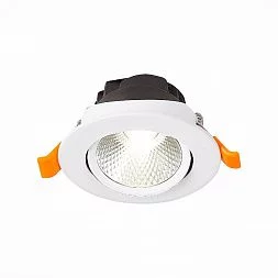 Светильник встр. Белый LED 1*6W 4000K 480Lm Ra80 24° IP20 D86xH50 220-240V Встраиваемые светильники ST211.548.06.24