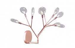 Бра Crystal Lux EVITA AP9 COPPER/TRANSPARENT