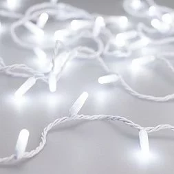 Светодиодная гирлянда ARD-STRING-CLASSIC-1000-WHITE-100LED-MILK-PULSE White (230V, 7W) (Ardecoled, IP65)