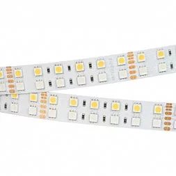 Лента RT 2-5000 24V RGB-White 2x2 (5060, 720 LED, LUX) (Arlight, 32 Вт/м, IP20)