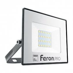 Светодиодный прожектор Feron.PRO LL-1000 IP65 30W 6400K черный